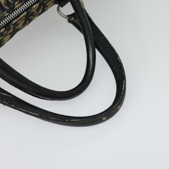 DIOR Trotter Canvas Hand Bag Navy Silver - Picture 7 of 12